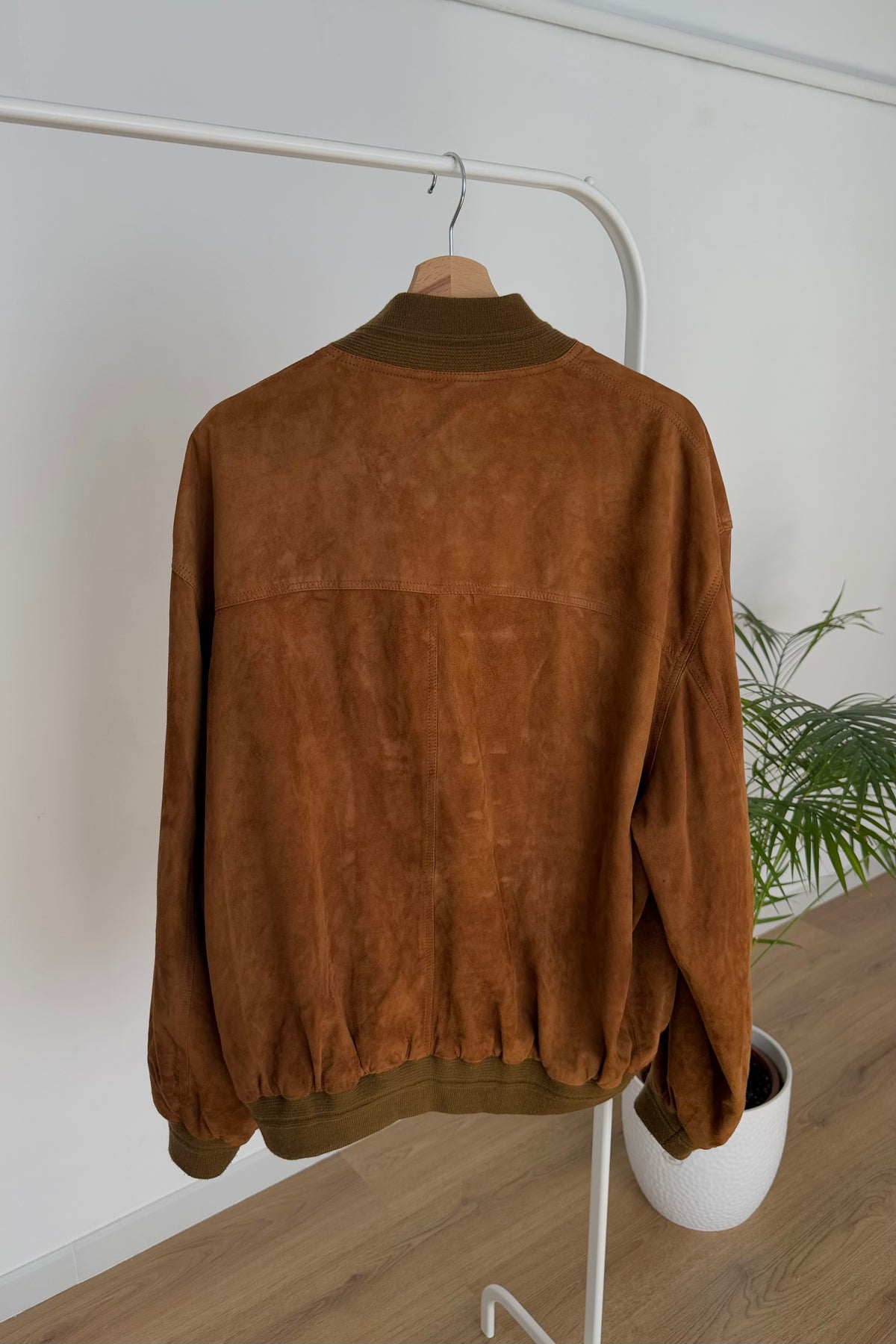 Giacca in suede 100% vera pelle - L