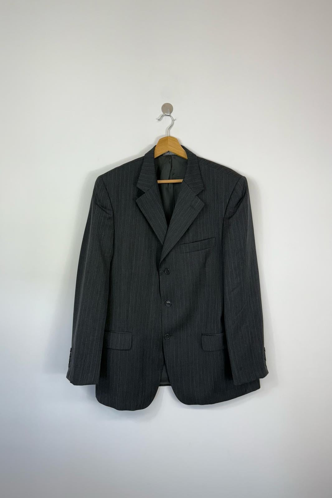 Blazer gessato 100% lana