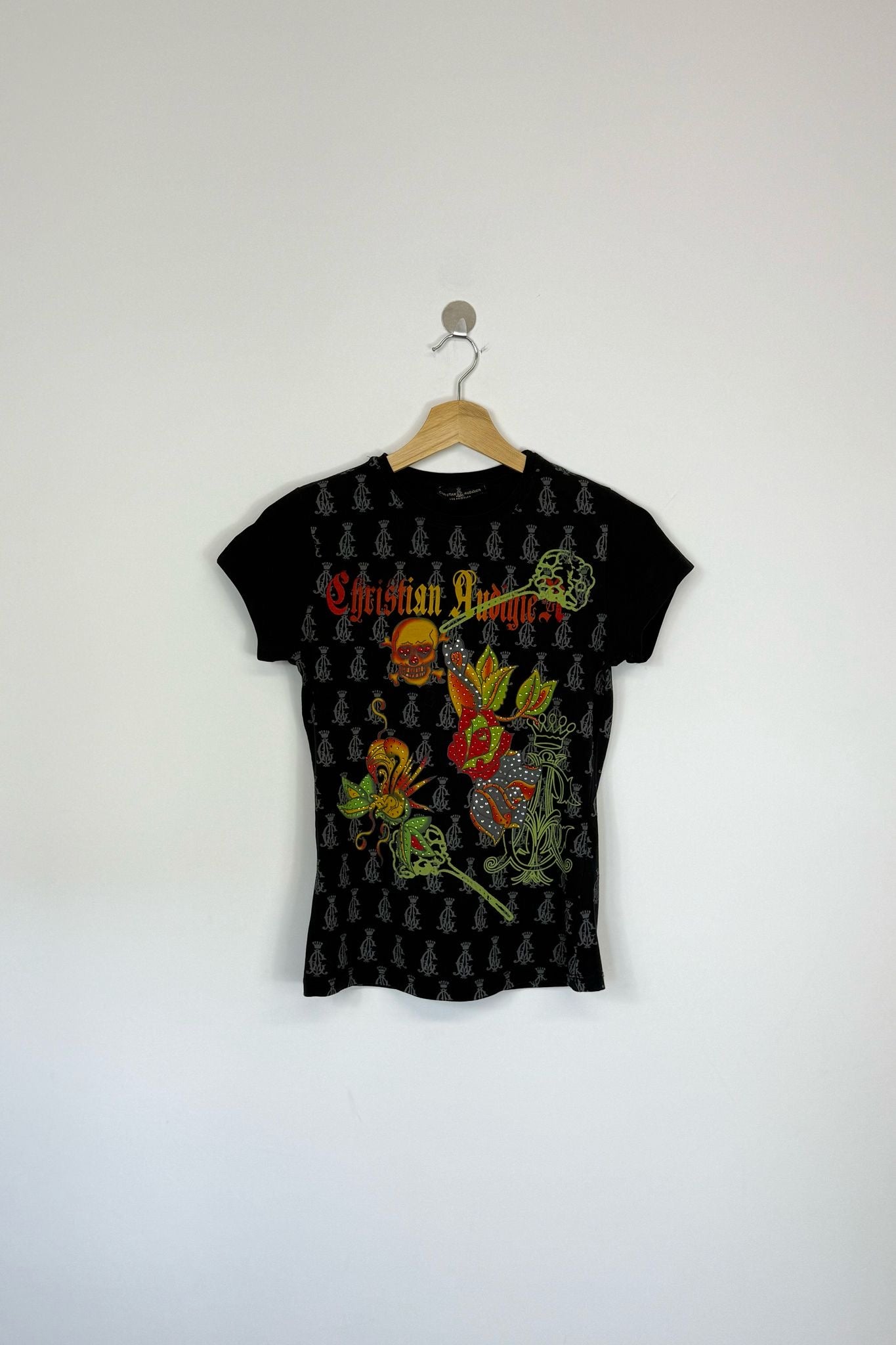 T-shirt Christian Audigier Y2K