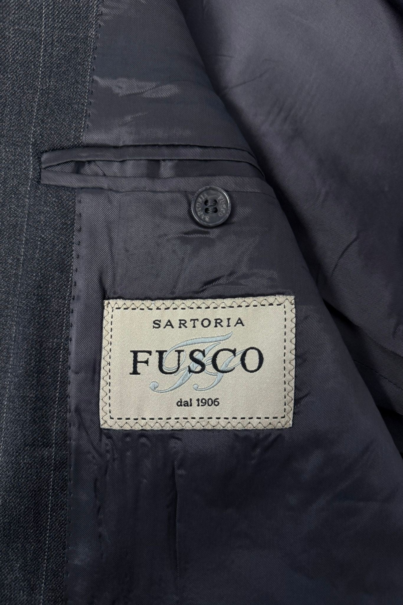 Vintage blazer gessato 100% lana