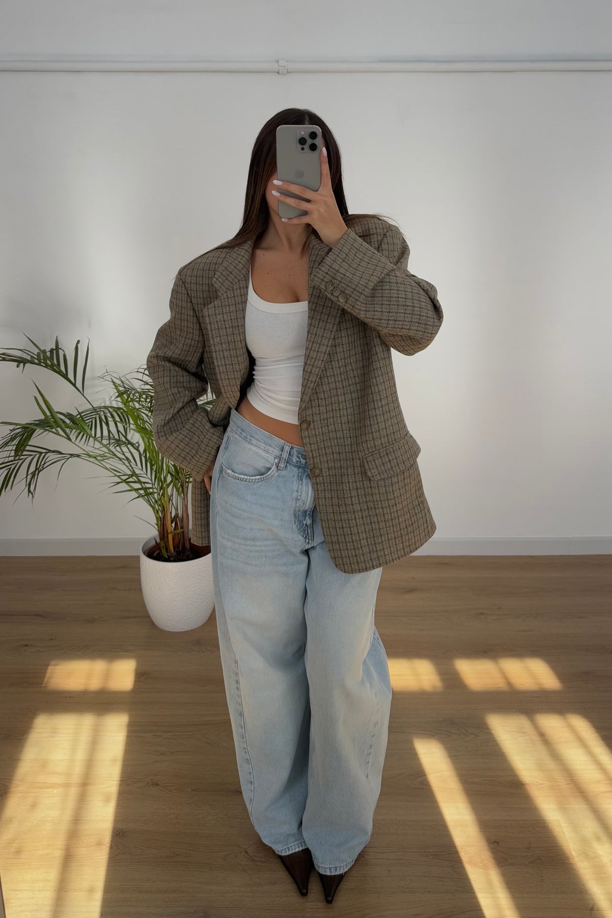Blazer vintage 100% lana - S/M