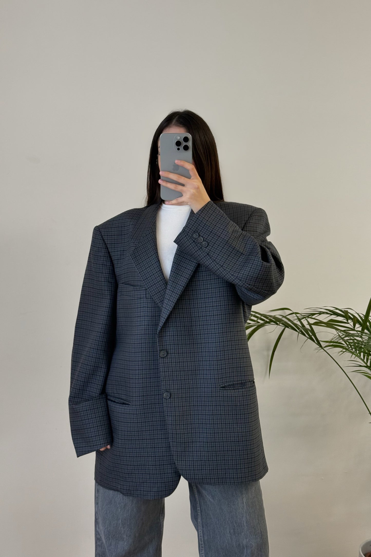 Vintage blazer 100% lana