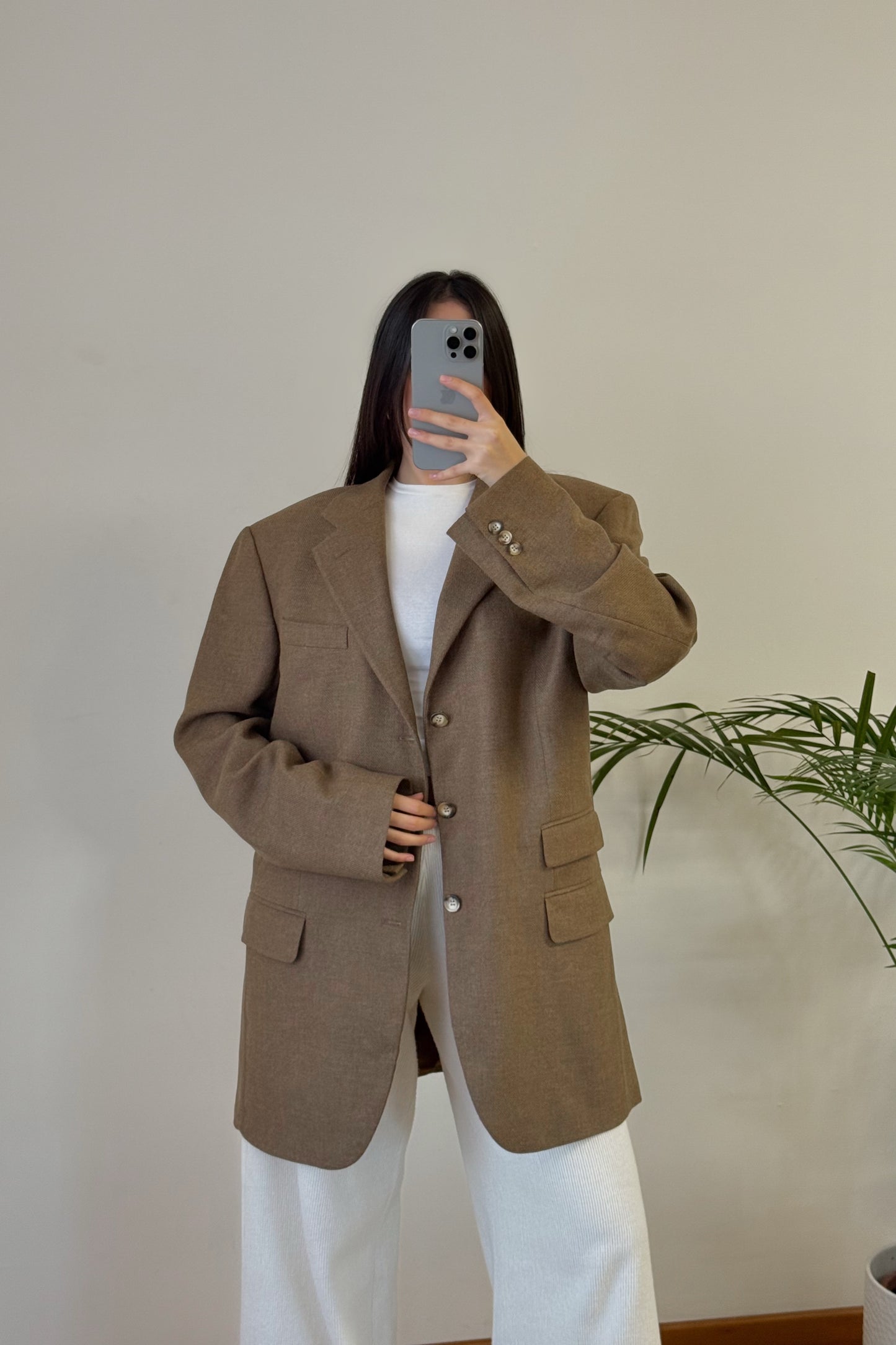Vintage blazer 90% lana 10% cashmere