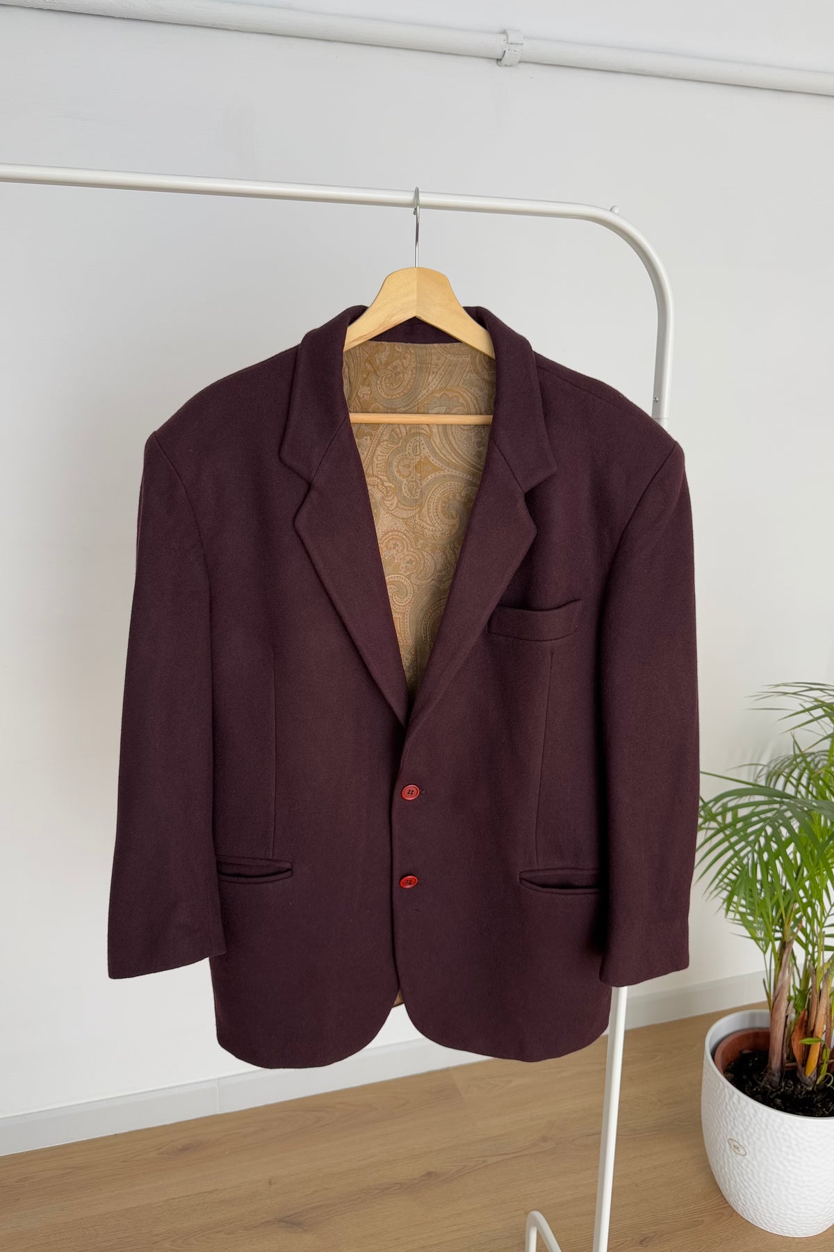 Blazer vintage 80% lana 20% poliammide - L