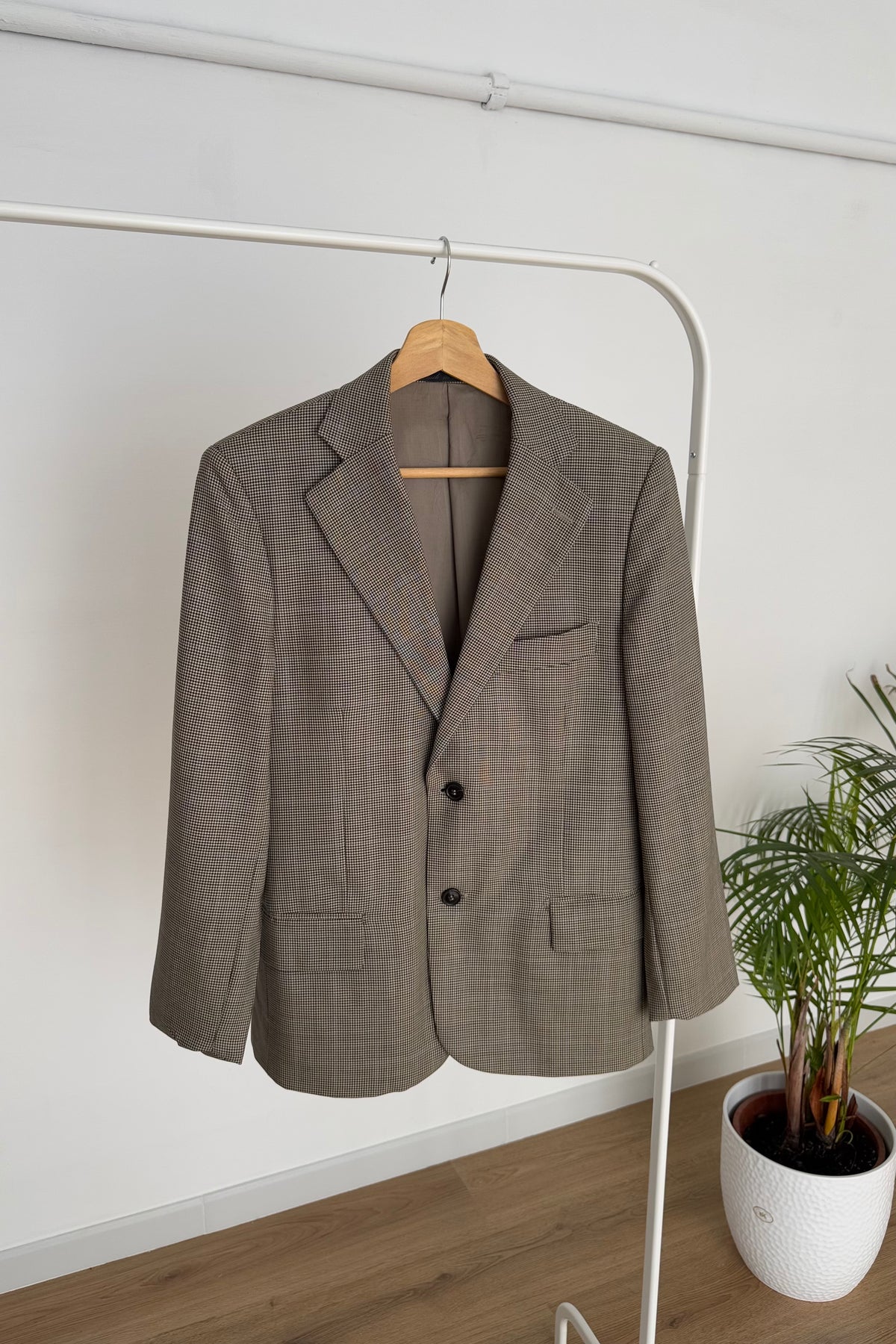 Blazer vintage 100% lana - S