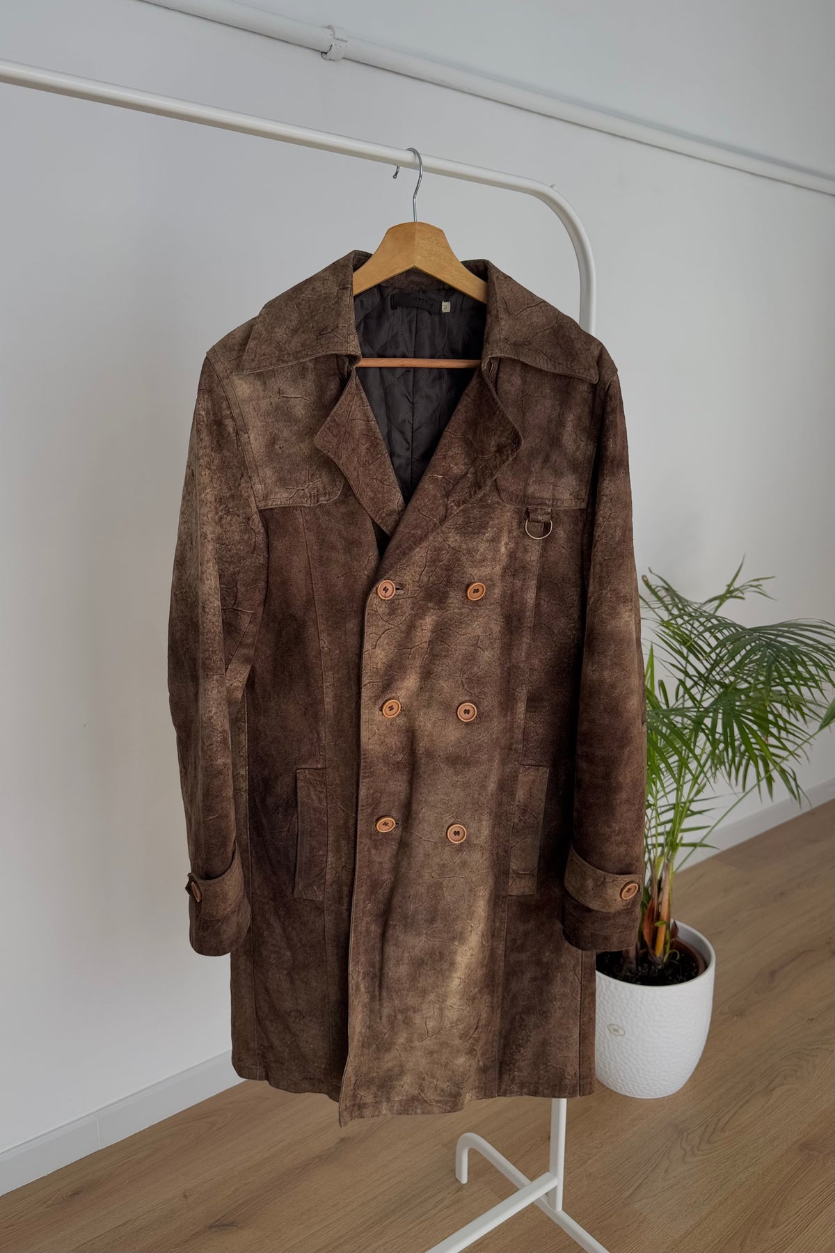Trench in vera pelle - S/M