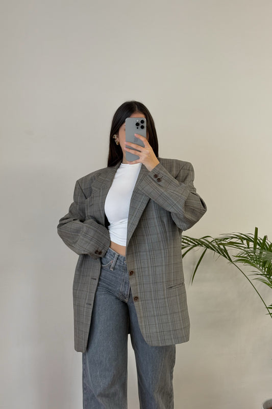 Vintage blazer 80% lana 20% mohair