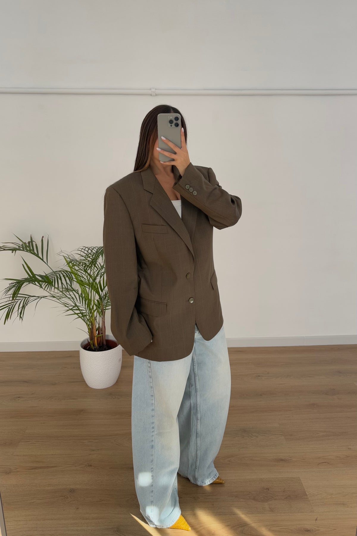 Blazer vintage 100% lana - S/M