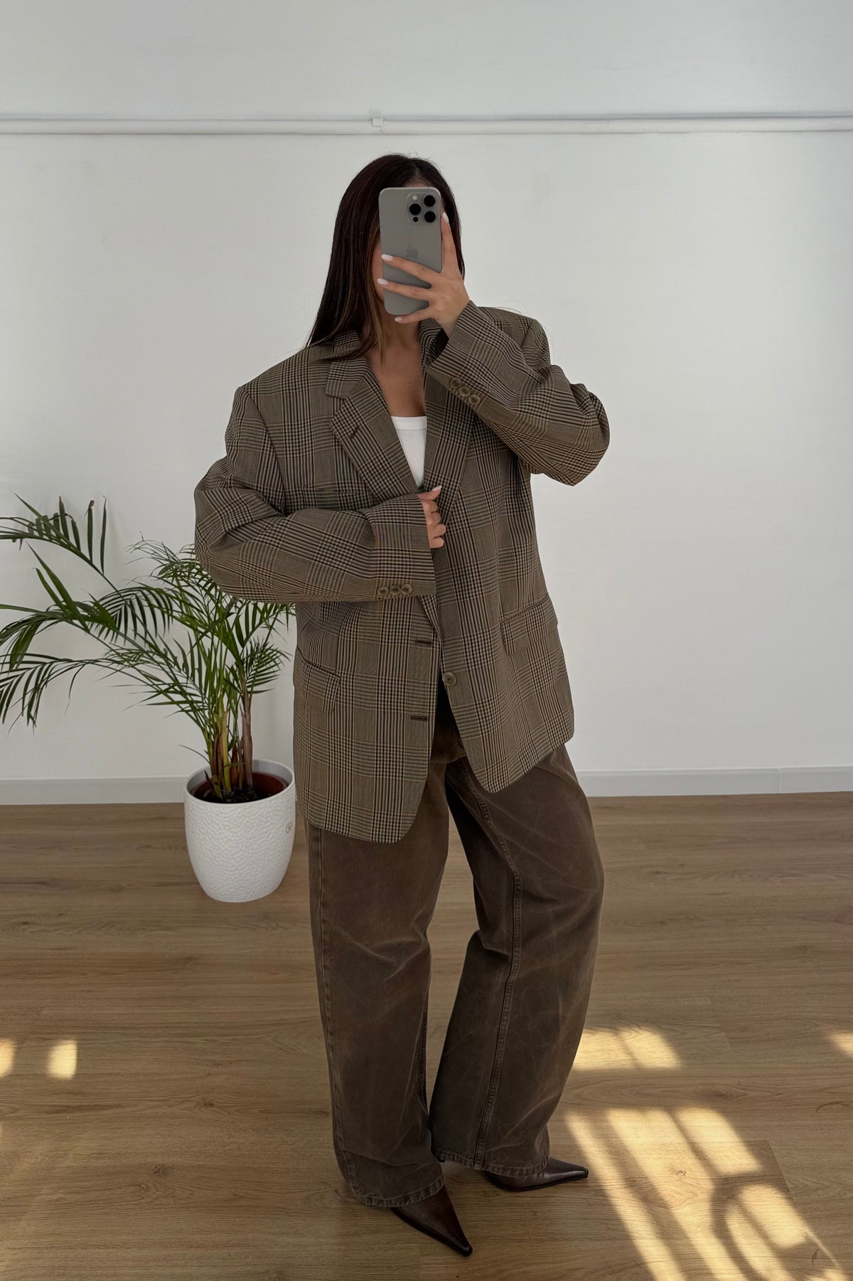 Blazer vintage 100% lana - M/L