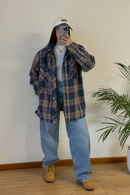 Jacket with sweatshirt