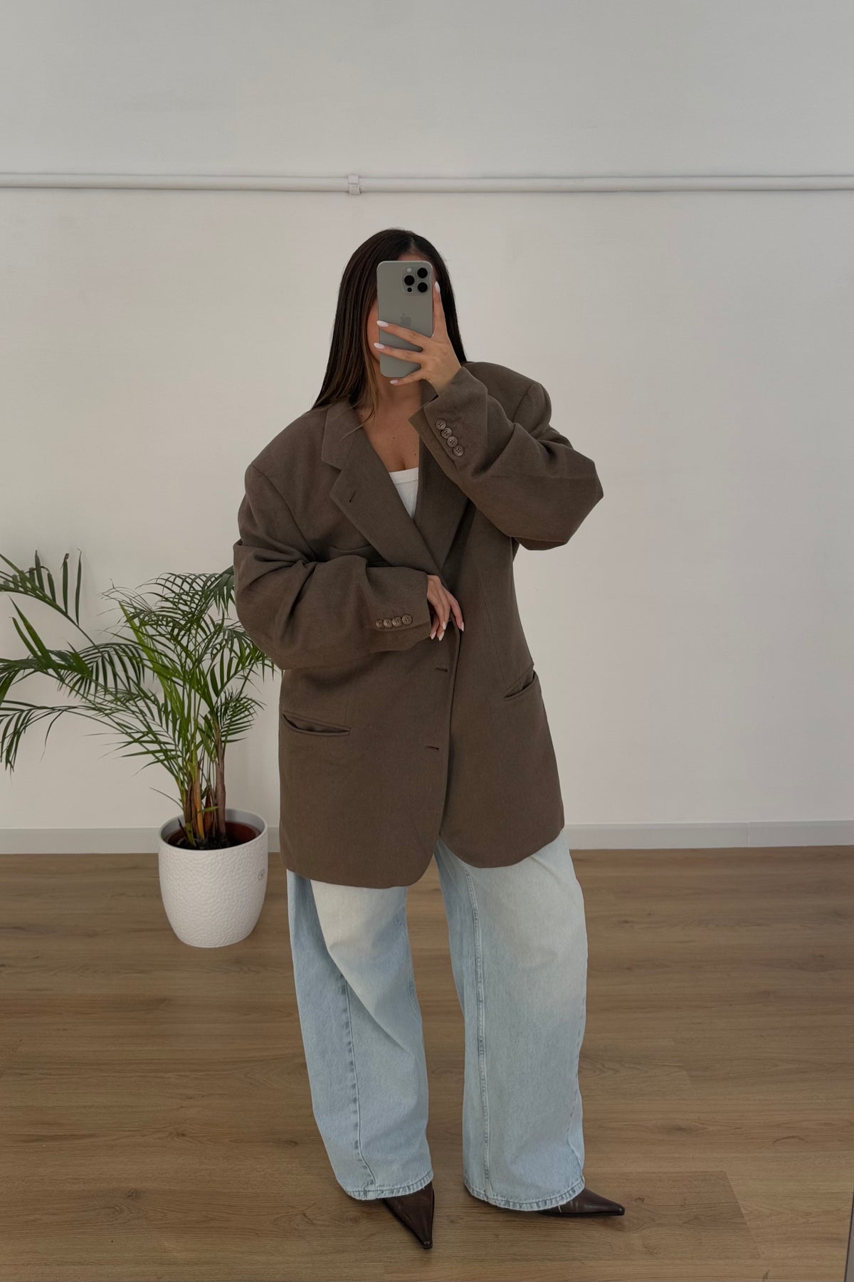 Blazer vintage Hugo Boss 51% lana 49% angora - XL