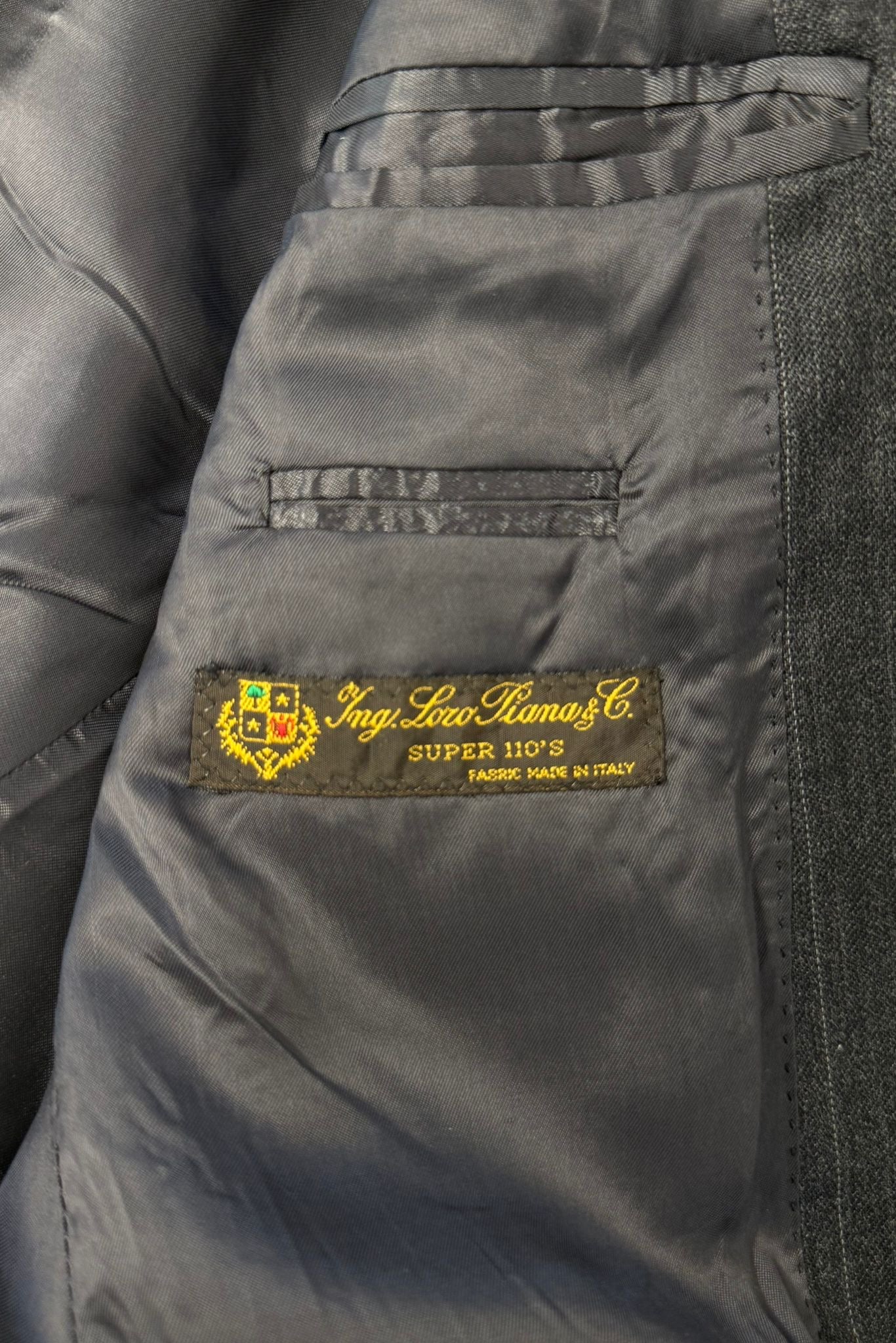 Vintage blazer gessato 100% lana