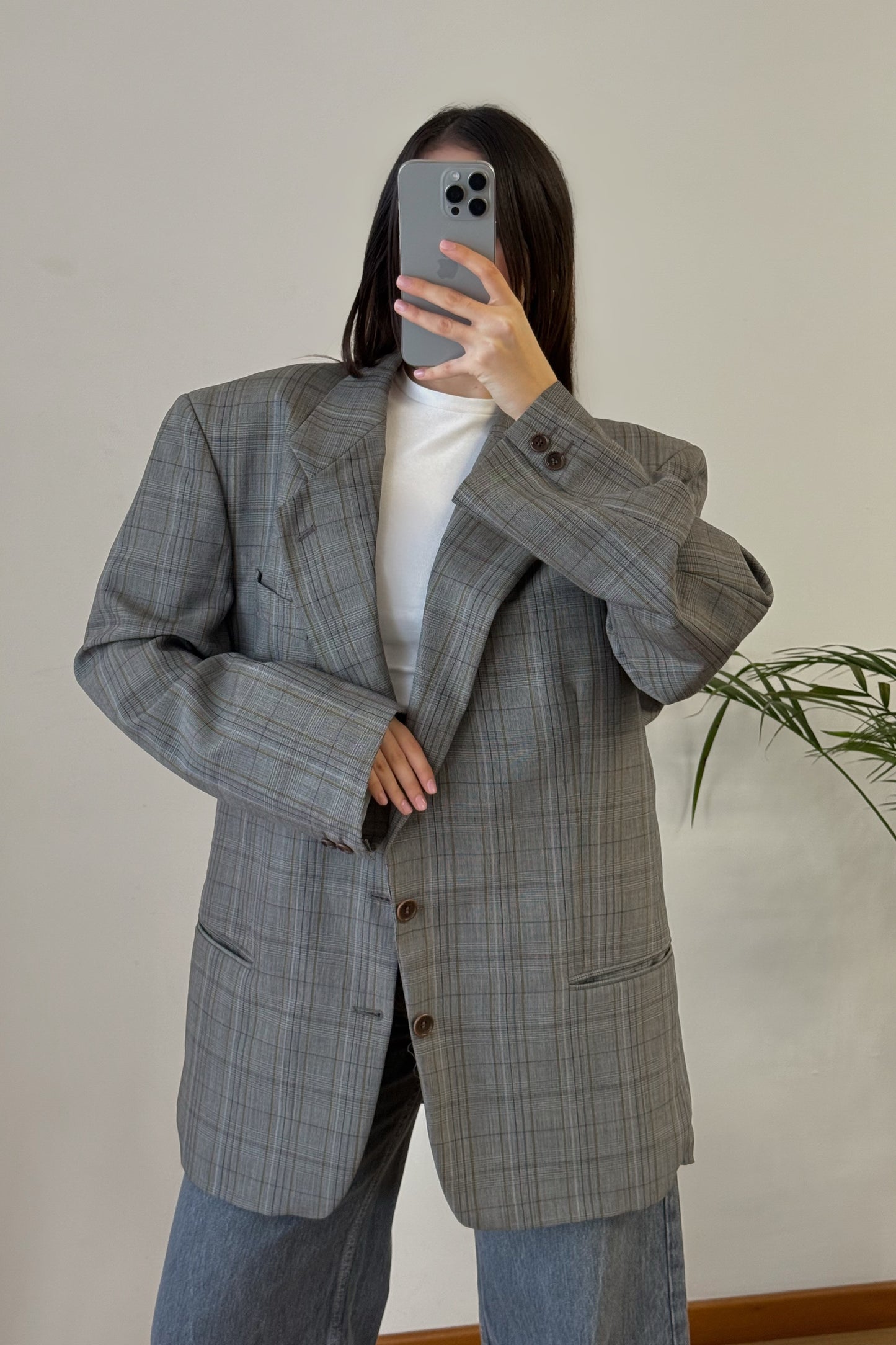Vintage blazer 80% lana 20% mohair