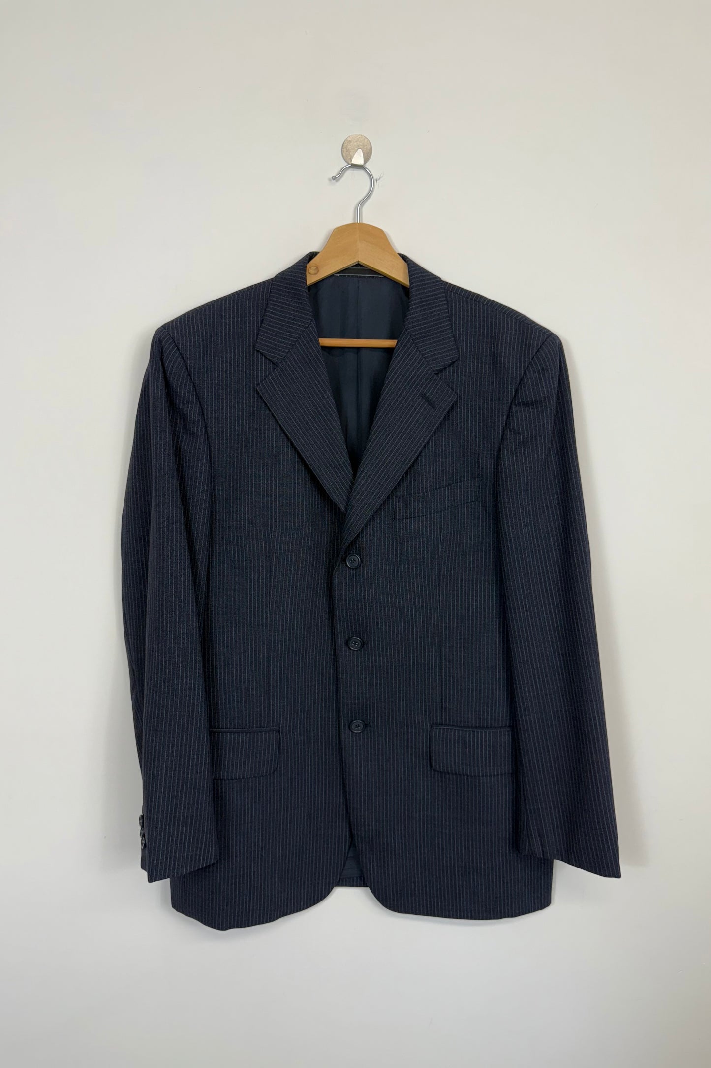 Blazer gessato 100% lana