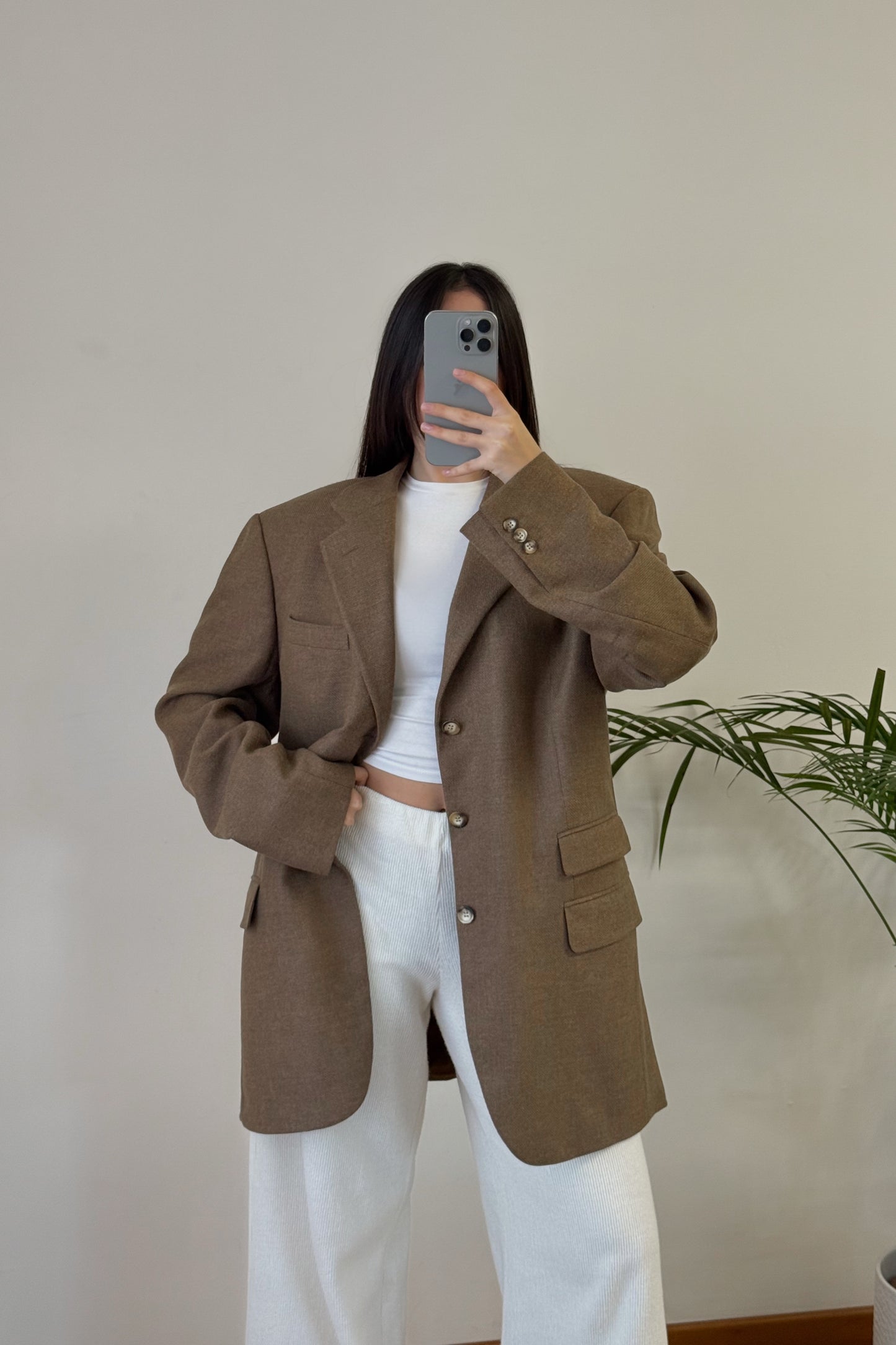 Vintage blazer 90% lana 10% cashmere