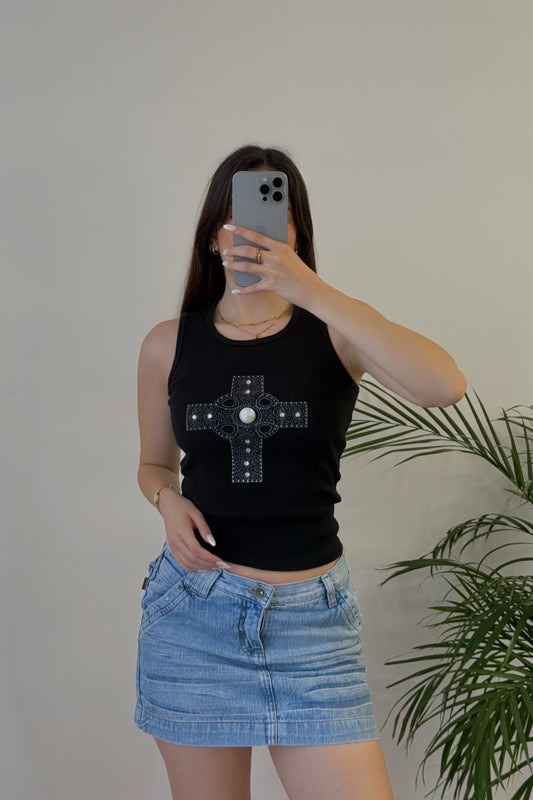 T-shirt cross y2k