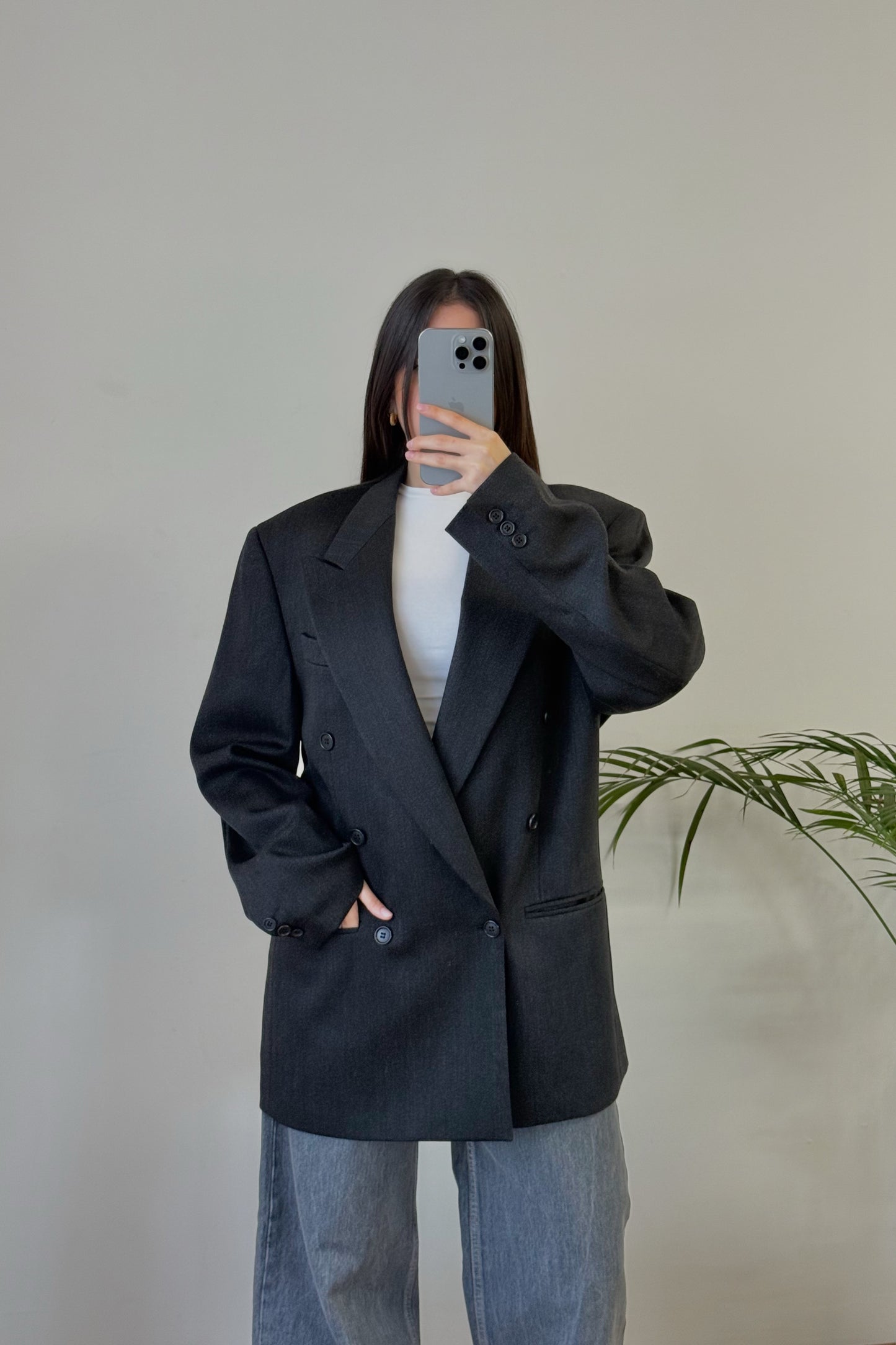 Vintage blazer 100% lana