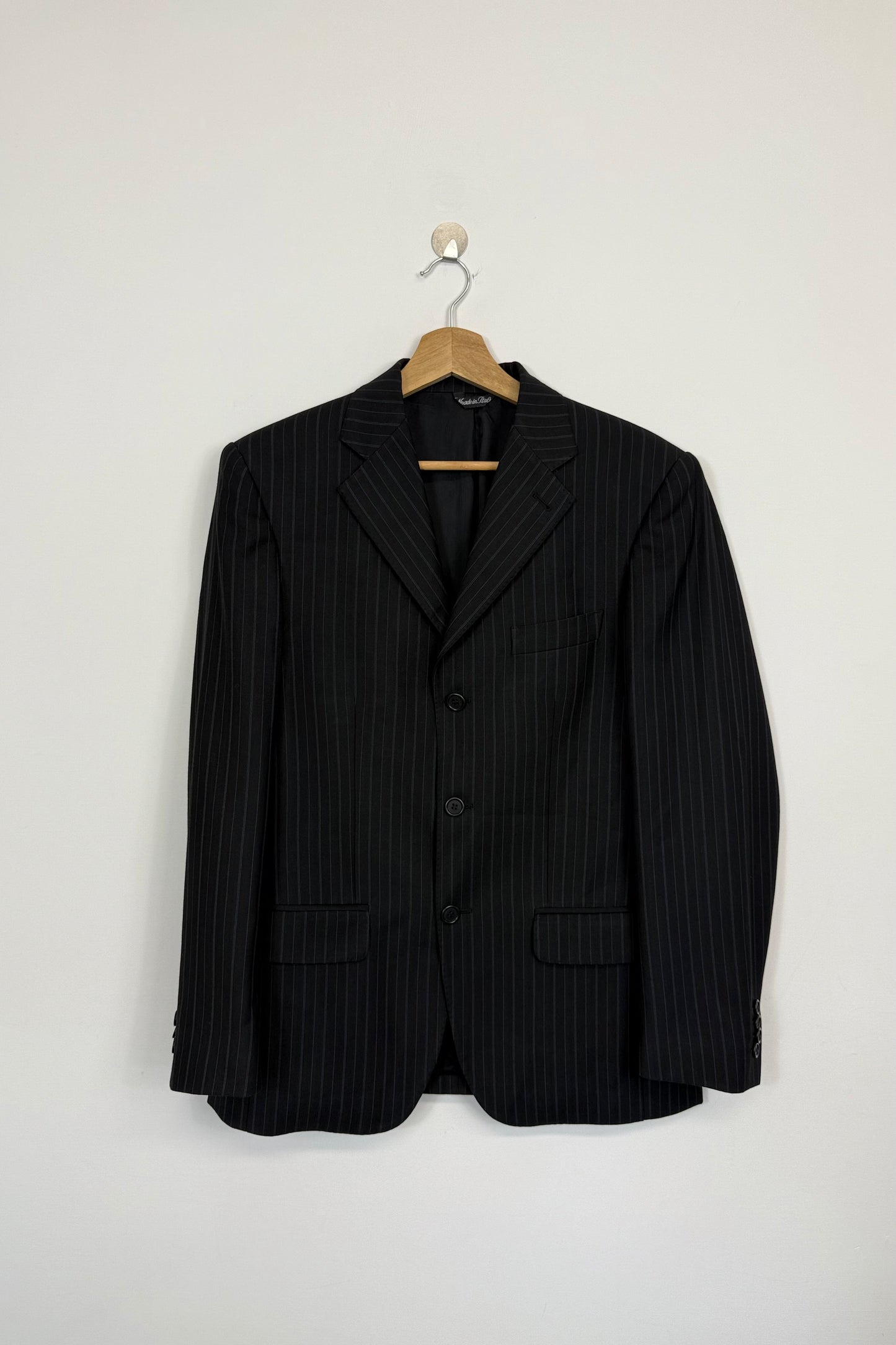 Blazer gessato 100% lana