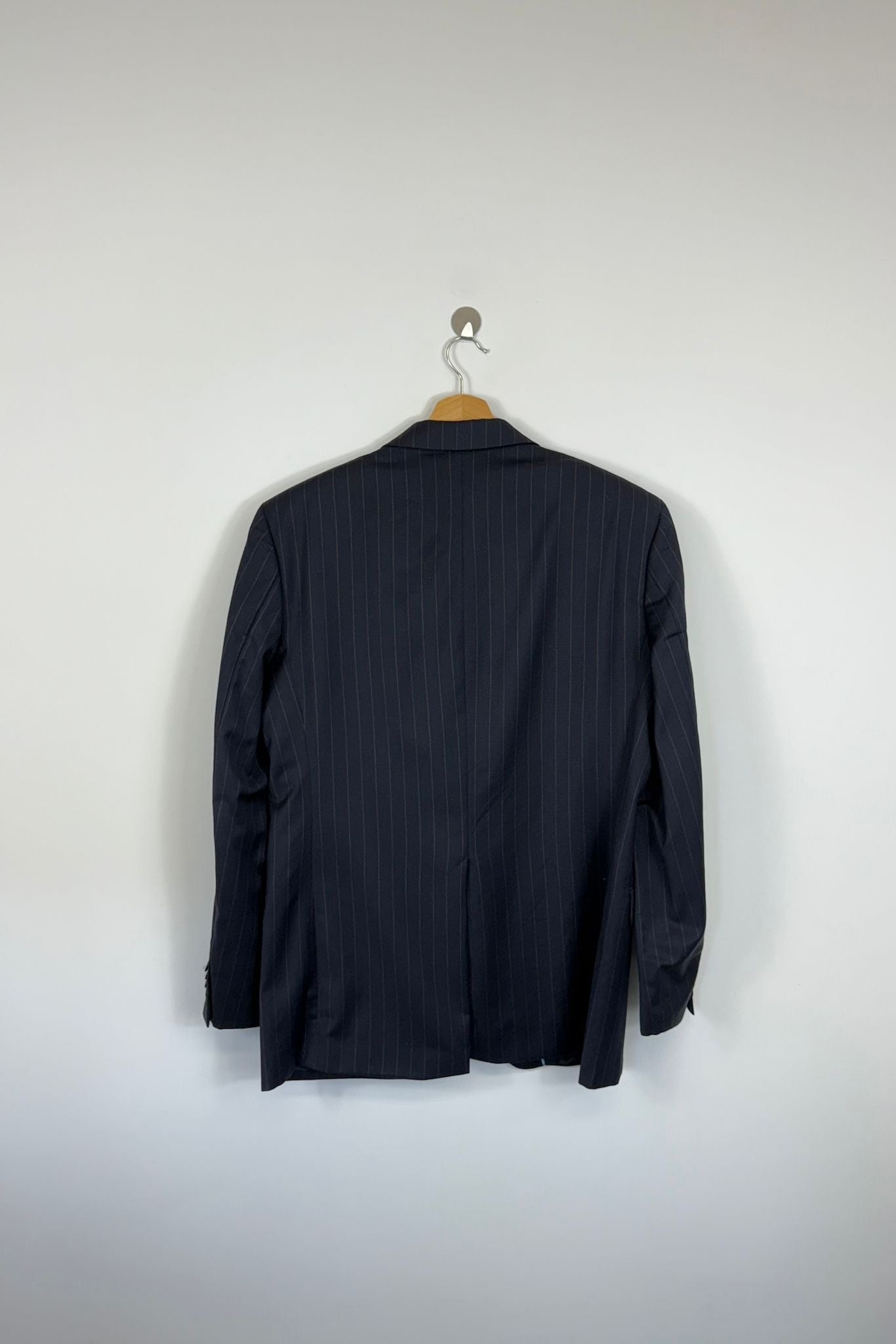 Vintage blazer gessato 100% lana