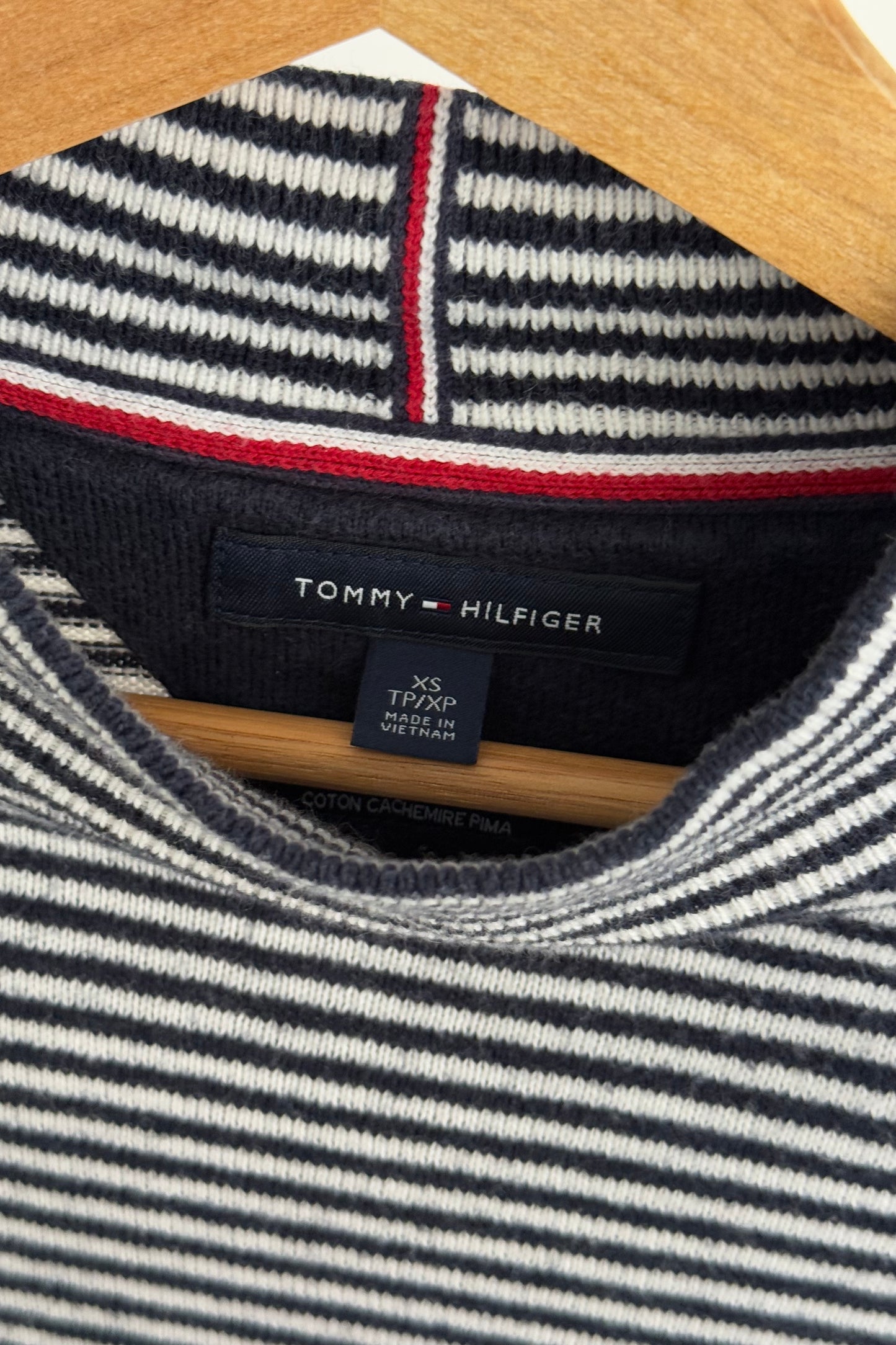 Maglione Tommy Hilfiger 95% cotone 5%cashmere - XS/S