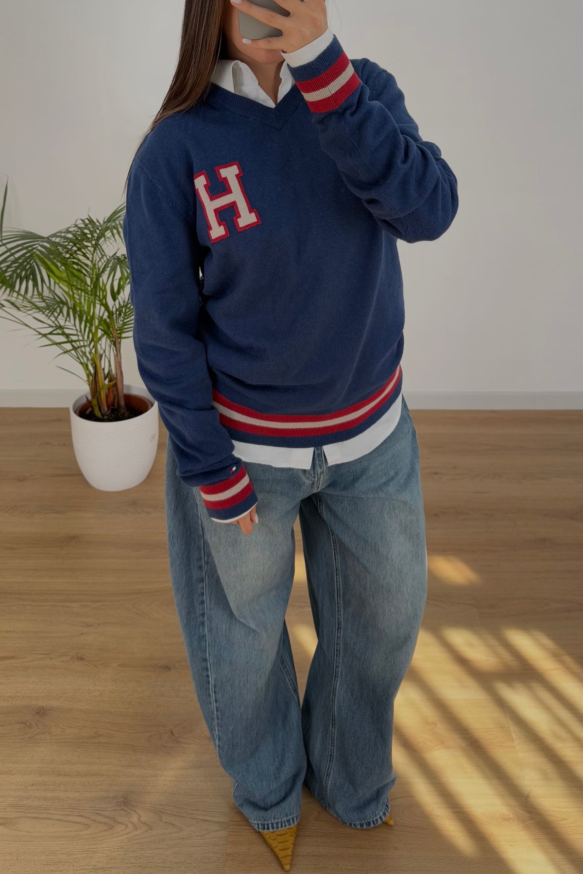 Maglione Tommy Hilfiger 100% cotone - L