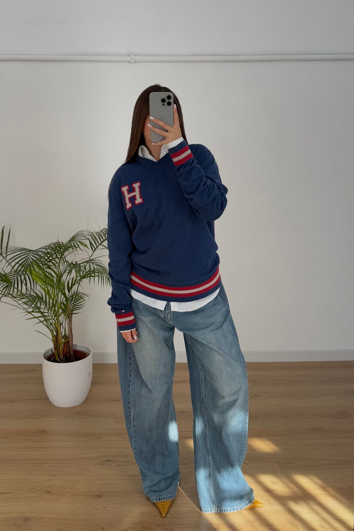Maglione Tommy Hilfiger 100% cotone - L